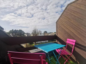 Duplex cosy à Carnac - 250m des plages, balcon, parking privé, 5 pers - FR-1-377-89